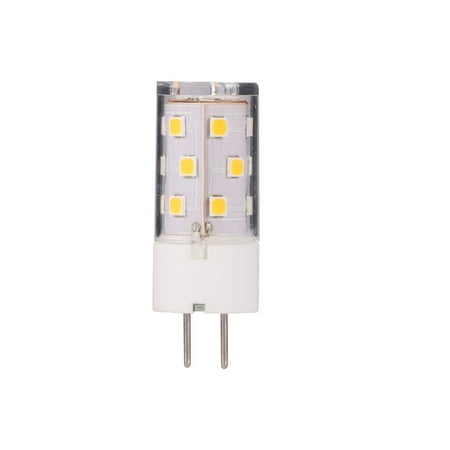 

GY6.35/G6.35 AC/DC12V LED Bulb 5W Equivalent to 50W GY6.35 Halogen Lamp T4 JC Type Bi-pin Base White 6500K