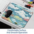 thumbnail image 6 of Cloud Printed Non-Slip Rubber Bottom Gaming Mouse Pad 8.3x9.8 Inch Square Office and Gaming Mouse Mat, 6 of 6