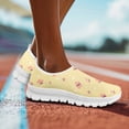 thumbnail image 3 of Psesaysky Butterfly Yellow Casual Shoes for Women Girls Shock-Absorption Comfortable Walking Shoes Size 5.5-11.5, 3 of 7