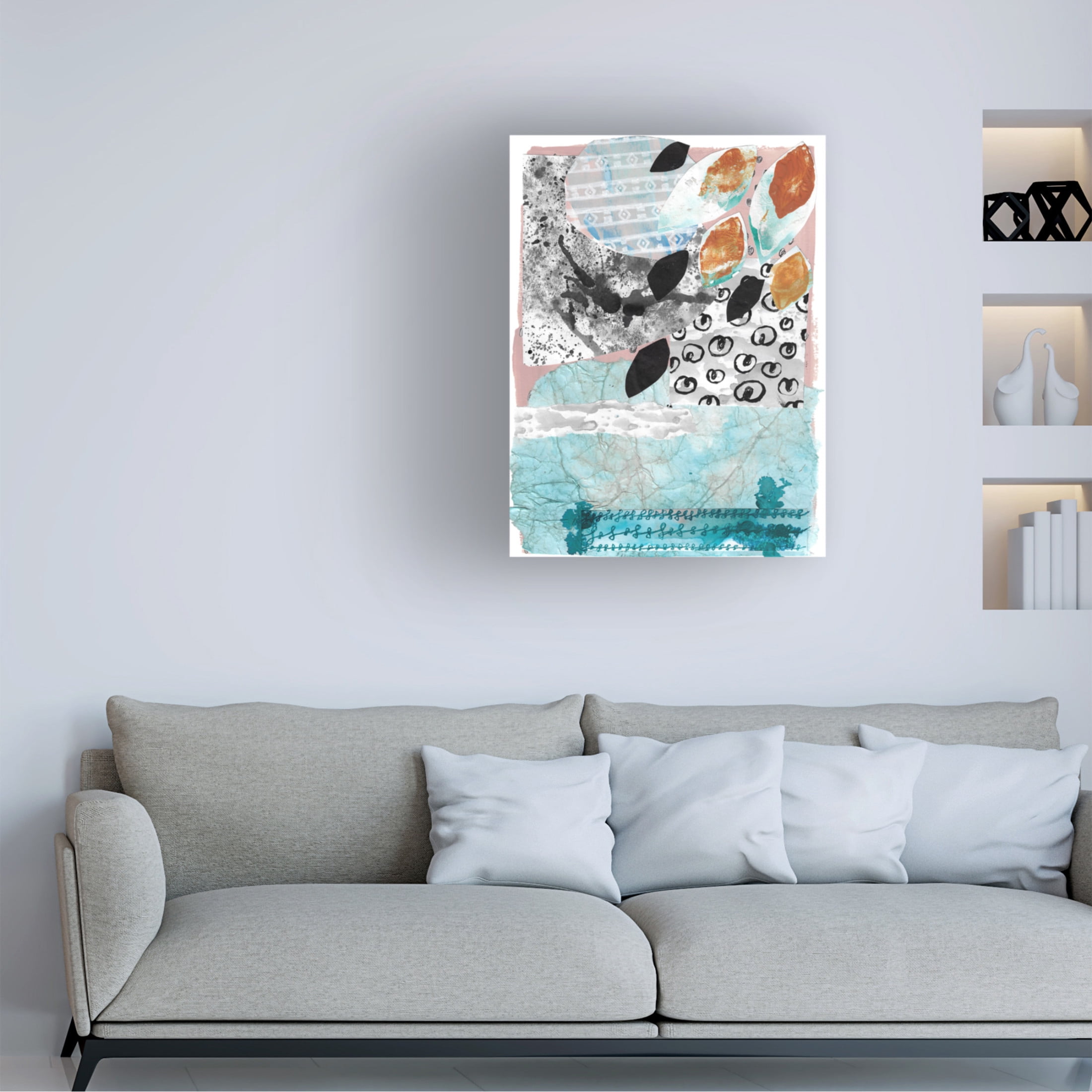 Canvas Wall Art - Maliq 'Fly Away' Wall Art for Living Room, Bedroom, or Office Décor by Trademark Fine Art - 14 x 19 Inches