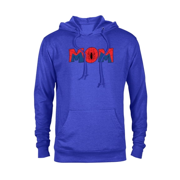 Marvel Super Heroes Spider-Man Costume Mother’s Day Gift Mom - Pullover Hoodie for Adults - Customized-Royal