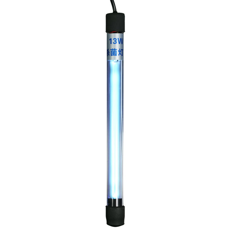 Fdit Stérilisateur UV Aquarium, 13W Lampe UV Submersible Lumière
