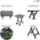 thumbnail image 5 of Mesa de camping plegable SUNNYFEEL: mesa de picnic portátil de aluminio liviana, 18.5 x 18.5 x 24.5 pulgadas para cocinar, playa, senderismo, viajes, pesca, barbacoa, mesas de campamento plegables peq, 5 of 5