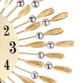 thumbnail image 4 of Reloj de metal con diamantes de imitación redondo en forma de sol, tienda de Ministerio del Interior, reloj colgante de cristal decorativo seitruly JJ15764-02, 4 of 5