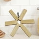 thumbnail image 5 of Almohadilla de madera resistente al calor para mesa antideslizante para decoración de cenas A, 5 of 9