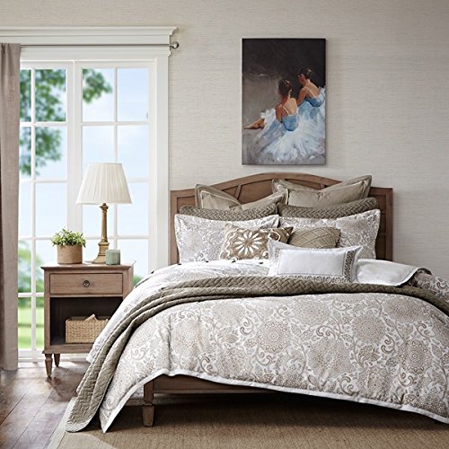 Comforter SetColorIvory,SizeQueen