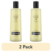 (2 pack) Neutrogena Body Oil For Dry Skin, Light Sesame Formula, 16 fl. oz