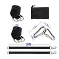 thumbnail image 2 of Correas para hamaca colgante para exteriores, cuerda de poliéster para atar para hamaca colgante de jardín o asiento colgante, 2 of 5