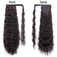thumbnail image 5 of Pelucas europeas y americanas pelucas rizadas largas extensiones de cabello para mujeres cola de caballo con velcro pelucas de fibra química JM, 5 of 5