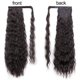 thumbnail image 5 of Pelucas europeas y americanas pelucas rizadas largas extensiones de cabello para mujeres cola de caballo con velcro pelucas de fibra química JM, 5 of 5