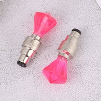 TEHAUX 7Pcs Pink Bike Wheel Led Lights for Cyclists Luminous Design