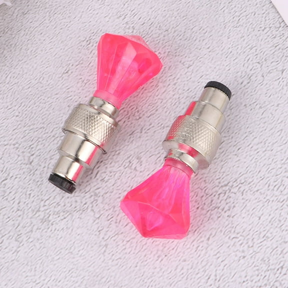 TEHAUX 7Pcs Pink Bike Wheel Led Lights for Cyclists Luminous Design