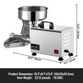 thumbnail image 3 of VEVOR Electric Tomato Strainer Tomato Milling Machine Tomato Grinder, 3 of 10