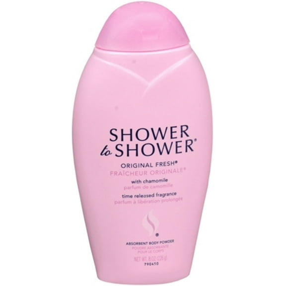 SHOWER TO SHOWER Body Powder Original Fresh 8 oz (Pack of 2)