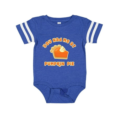

Inktastic Had Me at Pumpkin Pie Boys or Girls Baby Bodysuit