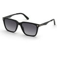 thumbnail image 6 of Tom Ford Garrett Gradient Smoke Square Men's Sunglasses FT0862 01B 54, 6 of 6