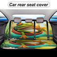 thumbnail image 5 of Frog Moonlight Glow Print Car Accessories Car Rear Seat Covers Fashion Auto Back Seat Protector Decoration Universal Auto Interior, 5 of 6