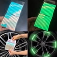 thumbnail image 5 of Pegatinas reflectantes para llantas de coche, moto, bicicleta y cochecito - Decoración universal reflectante antirayaduras para seguridad nocturna (60 piezas), 5 of 5