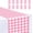 Hot Pink and White Checkered, variant on 3 Pcs Light Pink and White Checkered Table Runner Plastic 14 x 108 Disposable Baby Pink Gingham Table Runner for Birthday Wedding Baby Shower Party Table Centerpiece Decorations