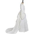 thumbnail image 3 of Womens White Victorian Dress Set Musical Outfit, 3 of 9