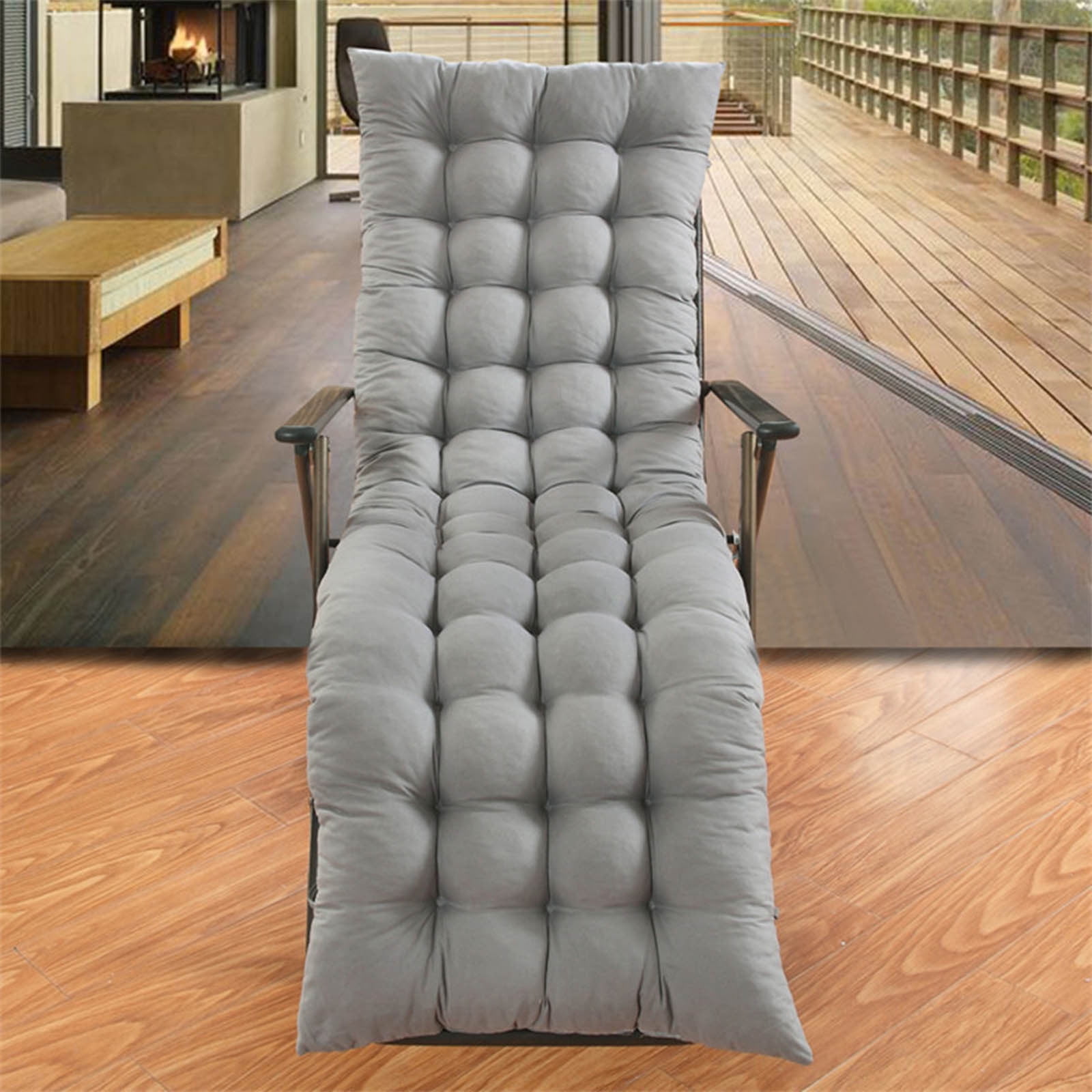 Muecwrye Outdoor Cushions Clearance, 63"x20" Chaise Lounge Cushions, Office Chair Cushion, Lounge Chair Cushion for Lawn Pool Outdoor Indoor Patio Home Furniture
