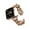 Rosegold, variant on Dwitch Metal Band Compatible With Apple Watch Band 38mm 40mm 41mm 42mm, Fashion Cowboy Chain Stainless Steel Metal Wristband Women Men Replacement for iWatch SE Series 10/9/8/7/6/5/4/3/2/1,Black