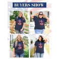 thumbnail image 6 of XCHQRTI Faith 4th of July Shirt Plus Size Women Graphic Tees Summer Short Sleeve Tops, 6 of 7