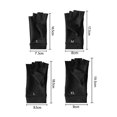 thumbnail image 3 of YAOBAMM Compression Gloves Half Finger Wrist Protective Elastic Ridding Copper Fiber Arthritis Compression Cycling Accessories Fishing Gloves, 3 of 5