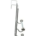 iDesign York Over the Shower Door Hanging Towel Rack for Bathroom