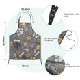 thumbnail image 7 of Dog Paw and Bone Kids Aprons for Girls and Boys,Adjustable Neck Strap Toddler Aprons for Kids Cooking Baking, 7 of 7