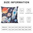 thumbnail image 5 of Milky Way Rocket Ship Nursery Throw Pillow Plush, 5 of 5