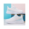 thumbnail image 3 of Frontwalk Mens Sneakers Lace Up Athletic Shoes Sports Running Shoe Gym Breathable Trainers Unisex Mesh Colorful Powder 7, 3 of 3
