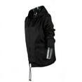 thumbnail image 6 of Women Hooded Jacket Waterproof Drawstring Hiking Rain Jacket Outwear Outdoor Sports Coat Jacket, 6 of 7