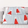 thumbnail image 1 of Manta de forro polar navideña, súper suave y acogedora, ideal para hombres, mujeres, ancianos y niños. Características: súper suave, 40 x 30 pulgadas., 1 of 8