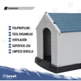 thumbnail image 2 of Casa para perro GRANDE LEVEL HOME DE PLASTICO EXTERIOR TERMICA RAZA GRANDE 97CM, 2 of 5