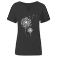 thumbnail image 3 of UANWENN Mode Décontractée pour Femmes T-Shirt à Manches Courtes Imprimé Col Rond Haut Vêtement T-Shirt Athlétique pour Femmes T-Shirts à Manches Courtes pour Femmes T-Shirts à Manches Longues pour Femmes, 3 of 3