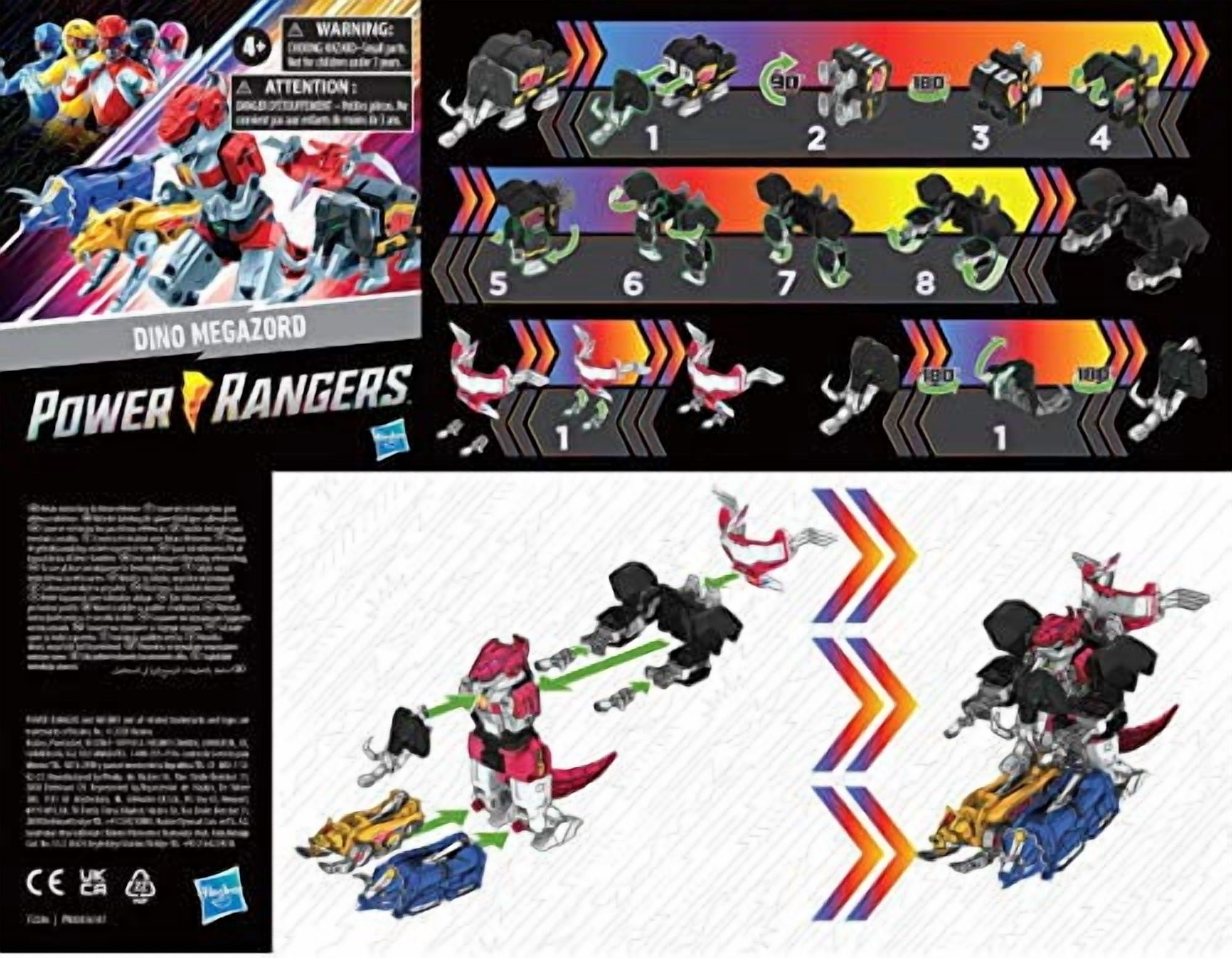 Power Rangers Mighty Morphin Megazord Megapack Action Figure [Includes 5 MMPR Dinozords!]