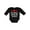 AB-Black, variant on My Uncle Loves Me to Bits Boys or Girls Long Sleeve Baby Bodysuit