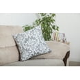 thumbnail image 5 of TreeWool (Pack of 2) Damask Accent Decorative Cotton Throw Pillow Covers (18 x 18 Inches, Graphite Gray), 5 of 6