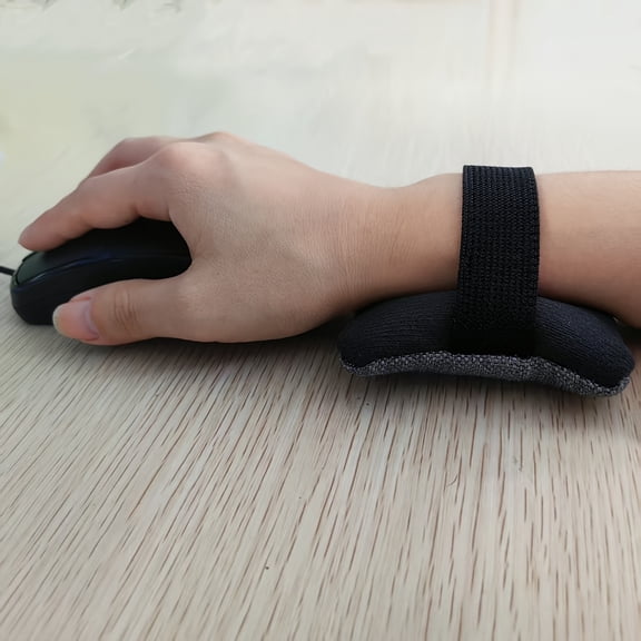 Say Goodbye to Mouse Hand! Ergonomic Wrist Support, Adjustable Mouse Wrist Rest Pad for Office Desk Work, Relieves Wrist Fatigue, Random Color