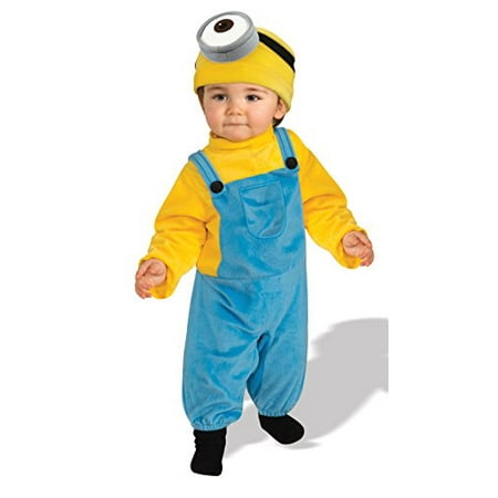 Rubie's Baby Boys' Minion Stewart Romper Costume, Yellow, Toddler