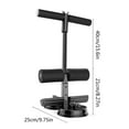 thumbnail image 3 of Sit Up Assistant Device Floor Sit Up Rod with Suctions Cups Portable Sit up Exercise Equipment for Abdominal Workout, 3 of 9