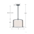 thumbnail image 4 of Crystorama Lighting - Carlyn - 4 Light Chandelier In Modern And Contemporary, 4 of 8