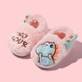 thumbnail image 2 of Otqutp Running Shoes for Toddler Kids Pack with Little Dinosaur Home Warm Cotton Slippers Shoes Home Wear Shoes Non Slip Slippers, 2 of 3