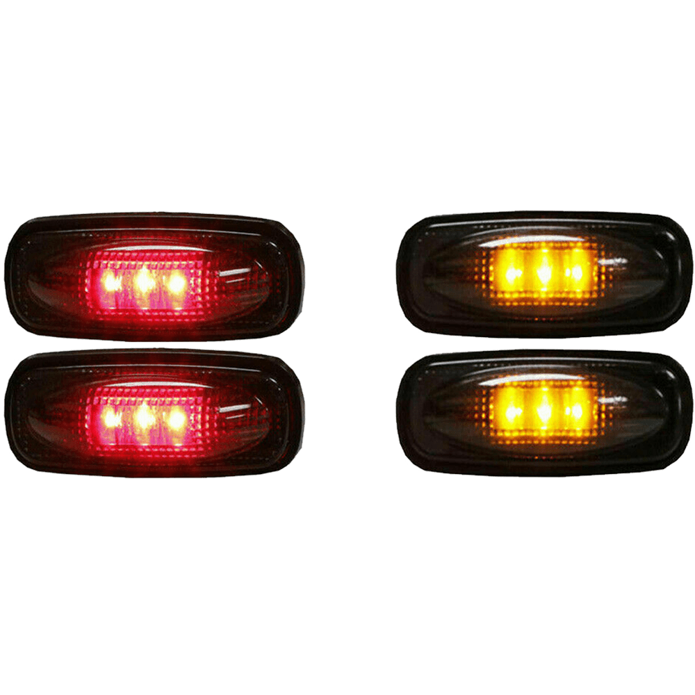 Smoke Lens Led Dually Bed Side Fender Marker Light for 20032009 Dodge