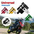thumbnail image 2 of Riwesomey Cilindro de aceite de motocicleta CNC Universal, depósito de líquido de frenos delanteros, olla de superficie lisa a prueba de fugas, Accesorios para motos Rojo, 2 of 6