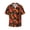 Red Hot Chili, variant on offers the Retro 80s Style for Men's Casual Short-sleeved Shirt, a button-up collared shirt with a pocket, perfect for beach vacations and yacht travel in the Small size.