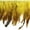 Bright Yellow, variant on Belagio 9" Wide x 10 Yards Feather Trim, 1 Bolt, Black