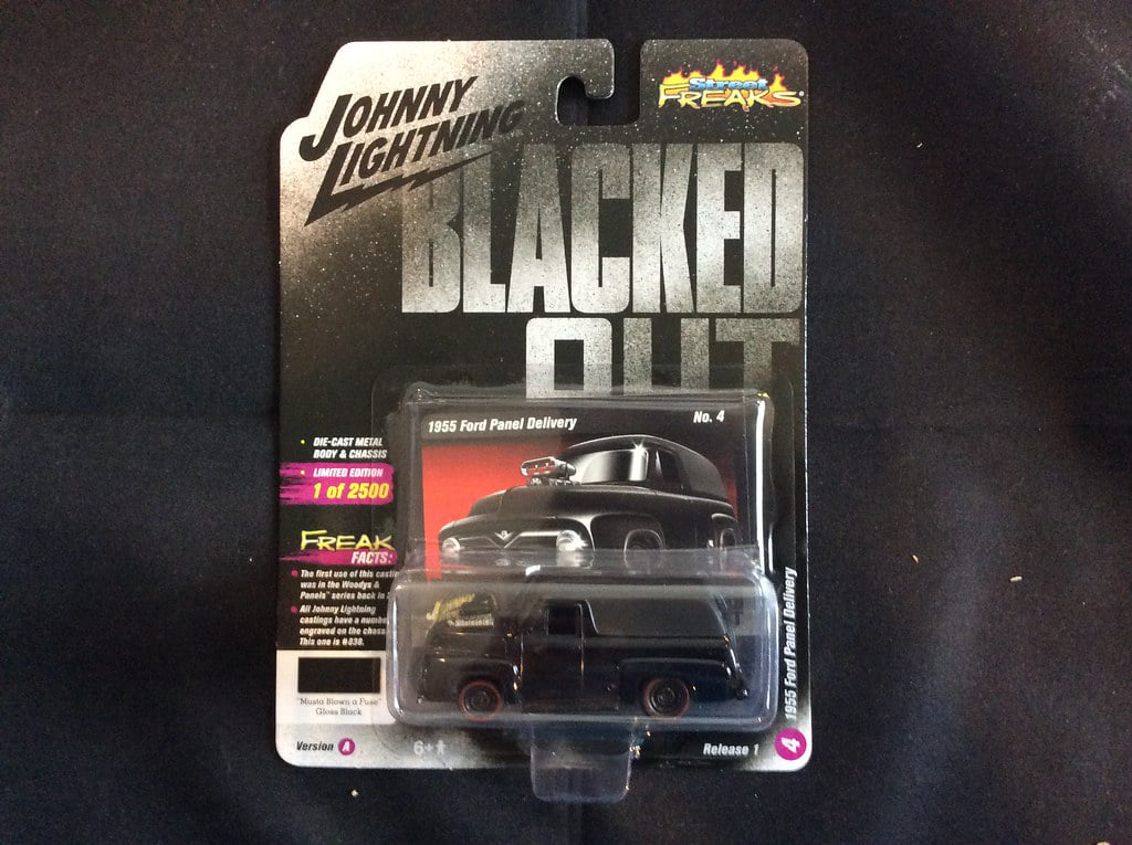 2018 Johnny Lightning *STREET FREAKS 1A* 1955 Ford Panel Delivery *BLACKED OUT* 