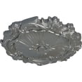 thumbnail image 3 of Ekena Millwork 16 3/4"OD x 1 3/8"P Plymouth Ceiling Medallion (Fits Canopies up to 1 5/8"), Hand-Painted Silver, 3 of 6